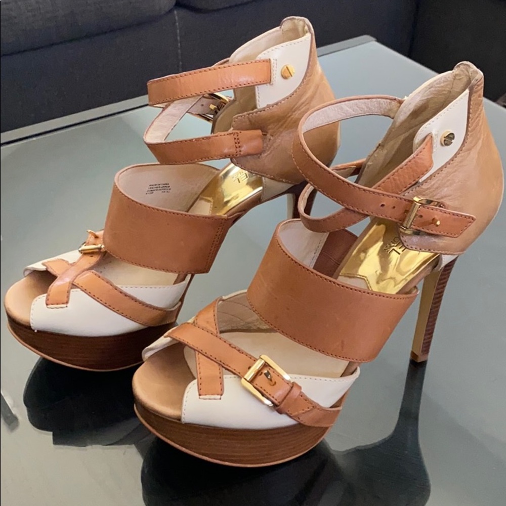 Micheal Kors Leather Stilettos